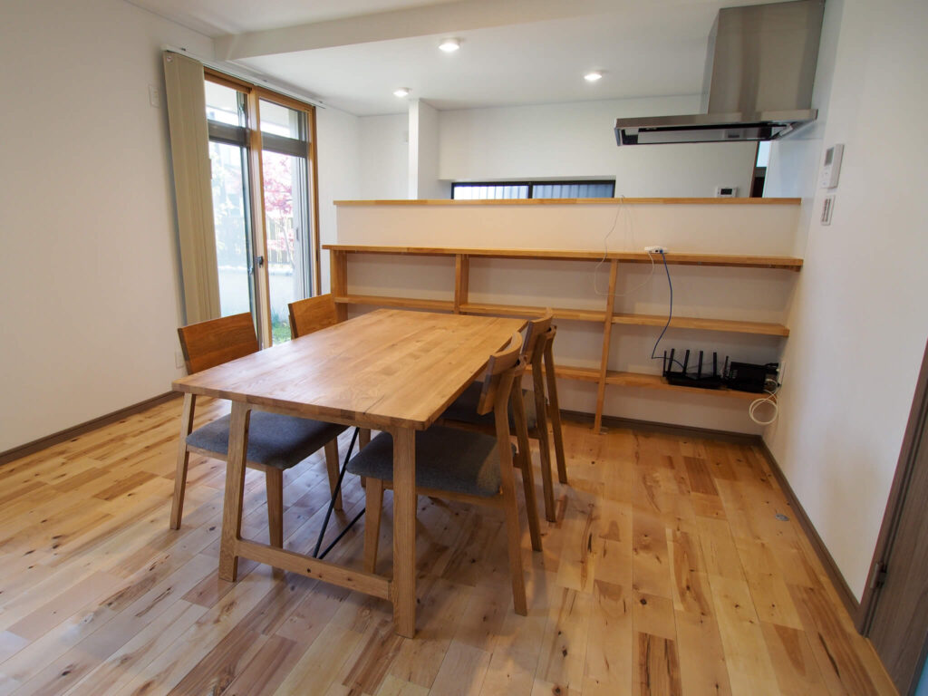ダイニング施工後