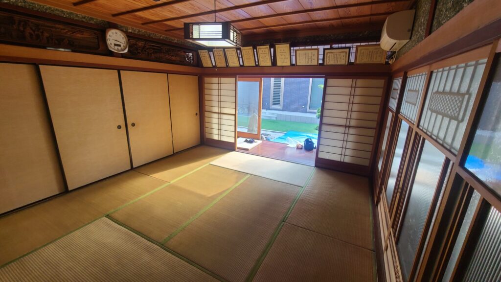 和室からフローリングへ工事前