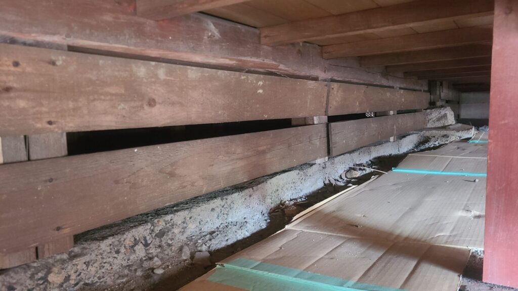 通気が良い床下