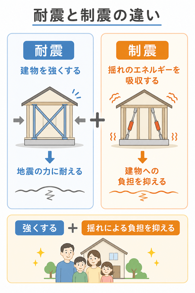 耐震と制震の違い